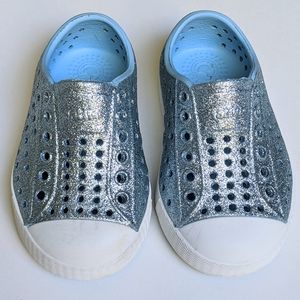 GUC Native Kids Jefferson Shoes, C5 in Sky Bling